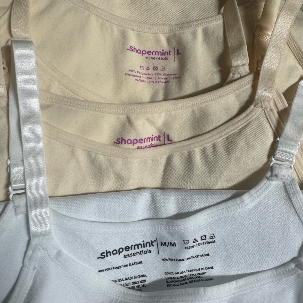 3 Shapermint contouring camisoles.